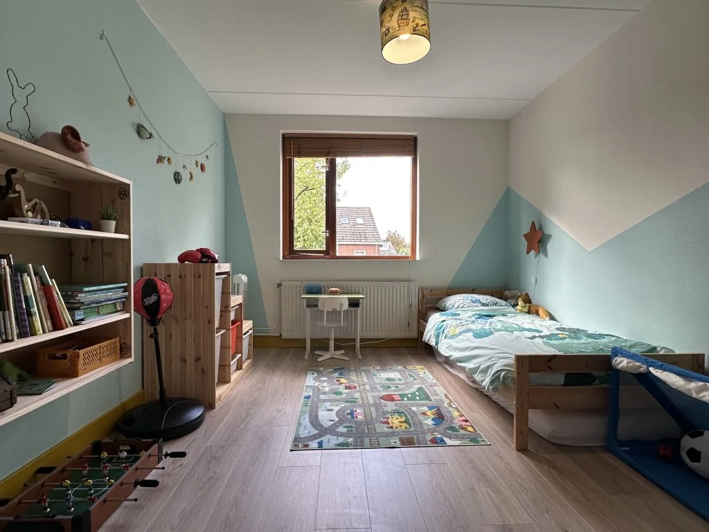 geblurde versie van de foto als achtergrond