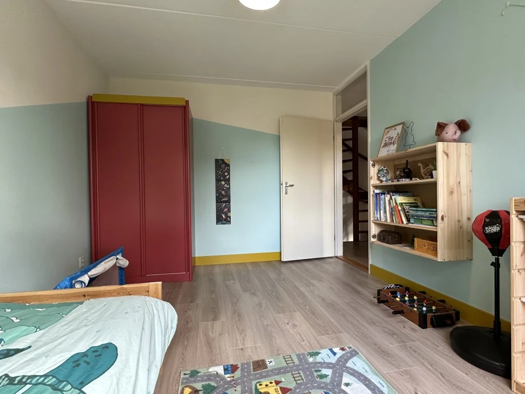 geblurde versie van de foto als achtergrond