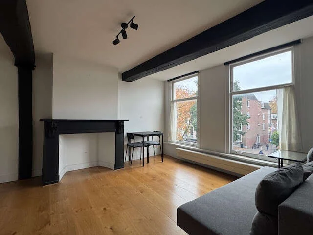 geblurde versie van de foto als achtergrond