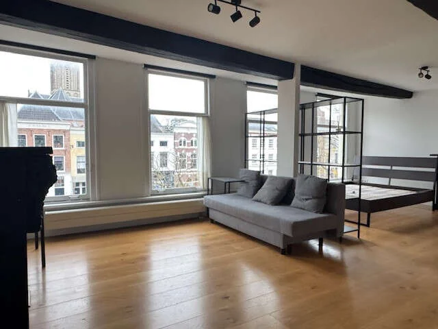 geblurde versie van de foto als achtergrond