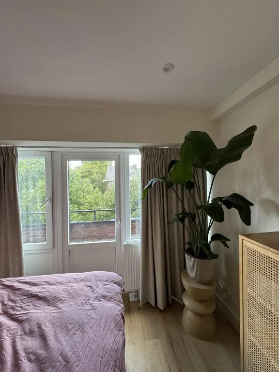 geblurde versie van de foto als achtergrond