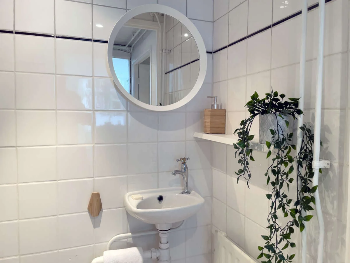 geblurde versie van de foto als achtergrond