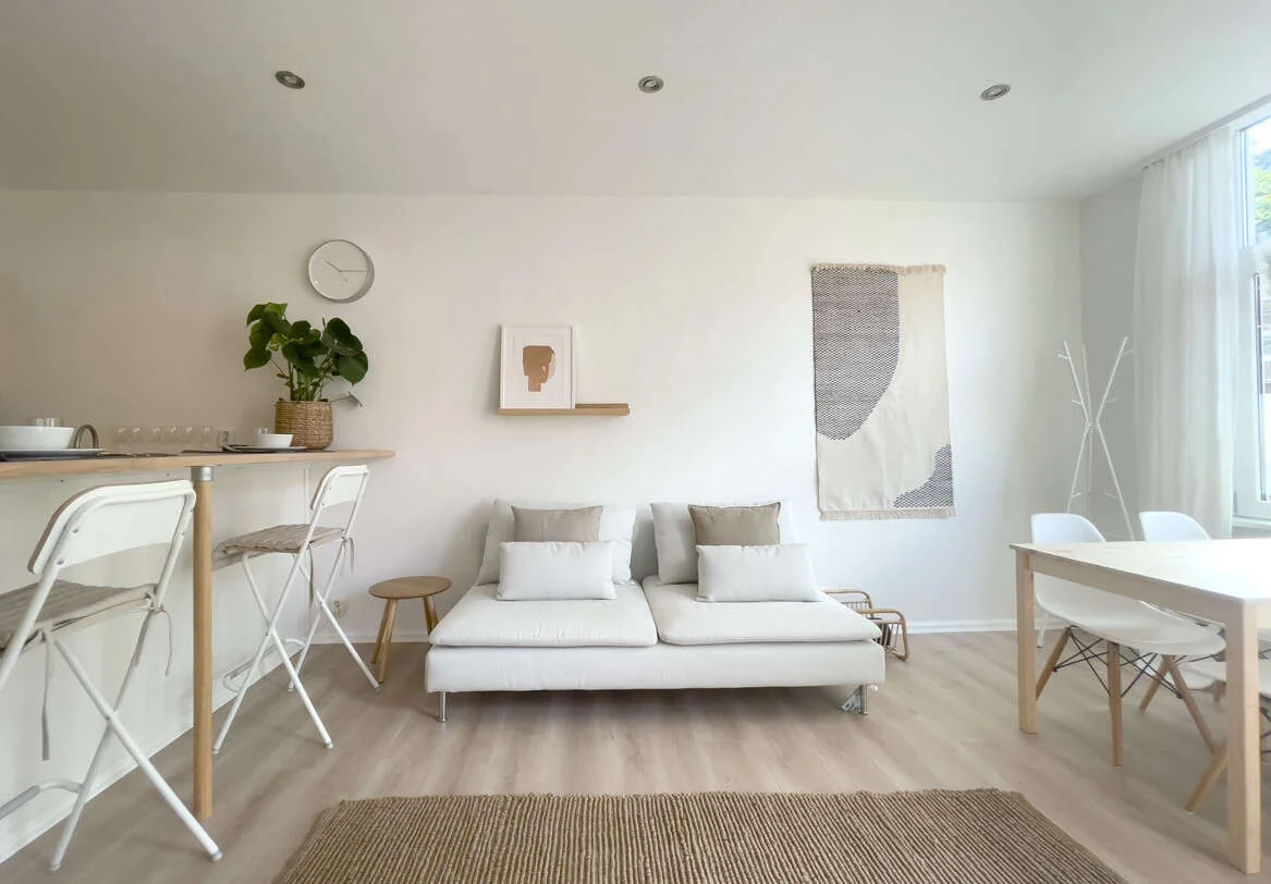 geblurde versie van de foto als achtergrond