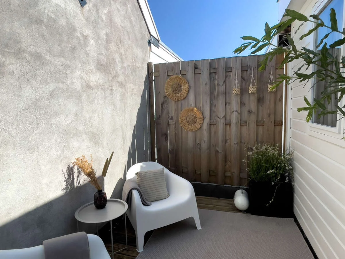 geblurde versie van de foto als achtergrond