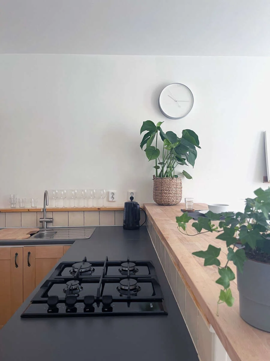 geblurde versie van de foto als achtergrond