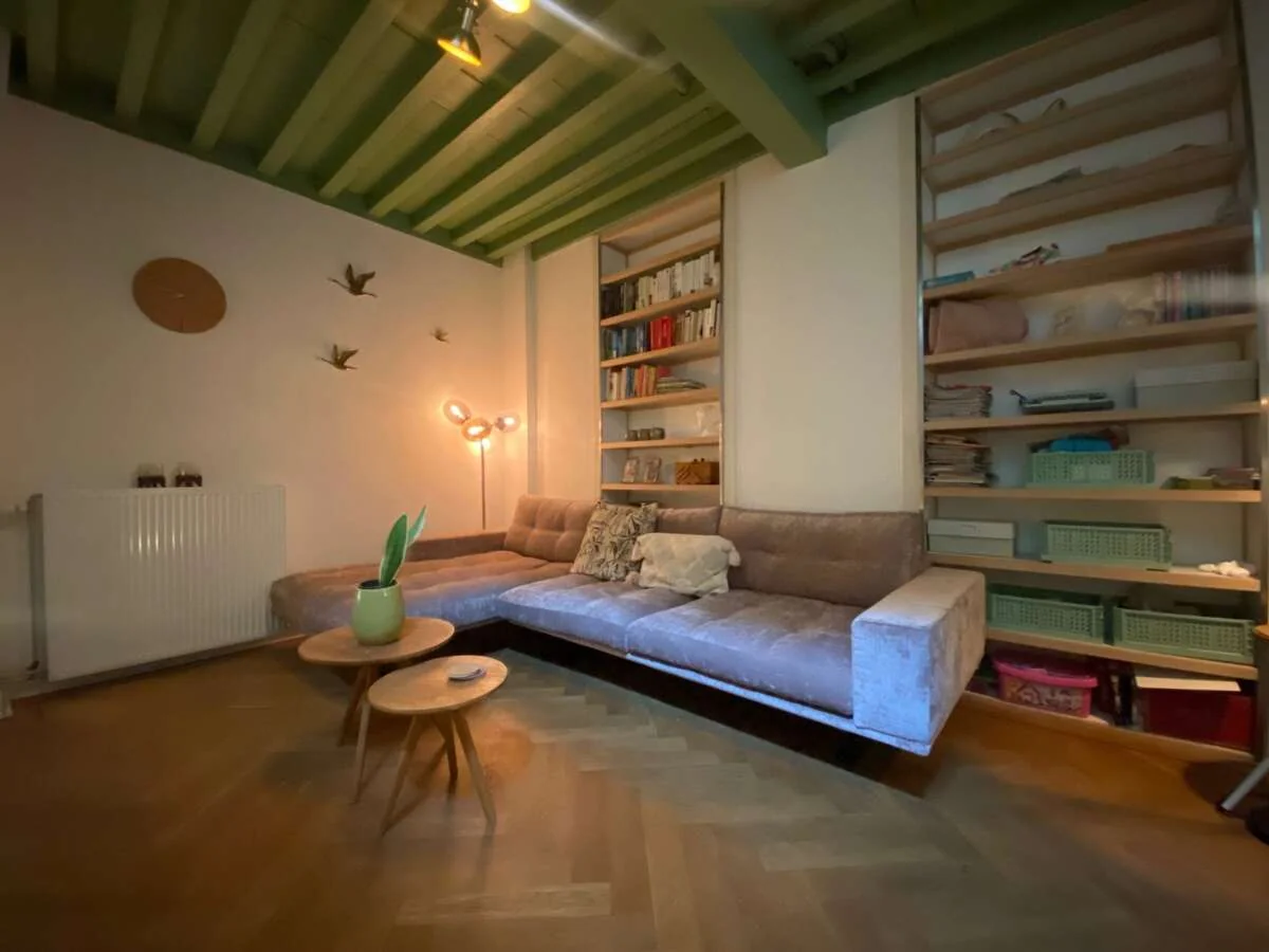 geblurde versie van de foto als achtergrond