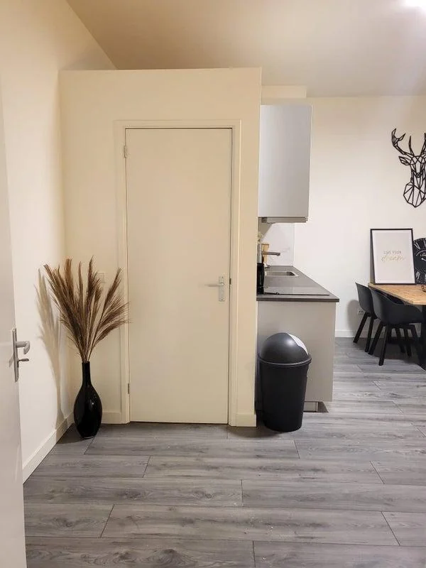 geblurde versie van de foto als achtergrond