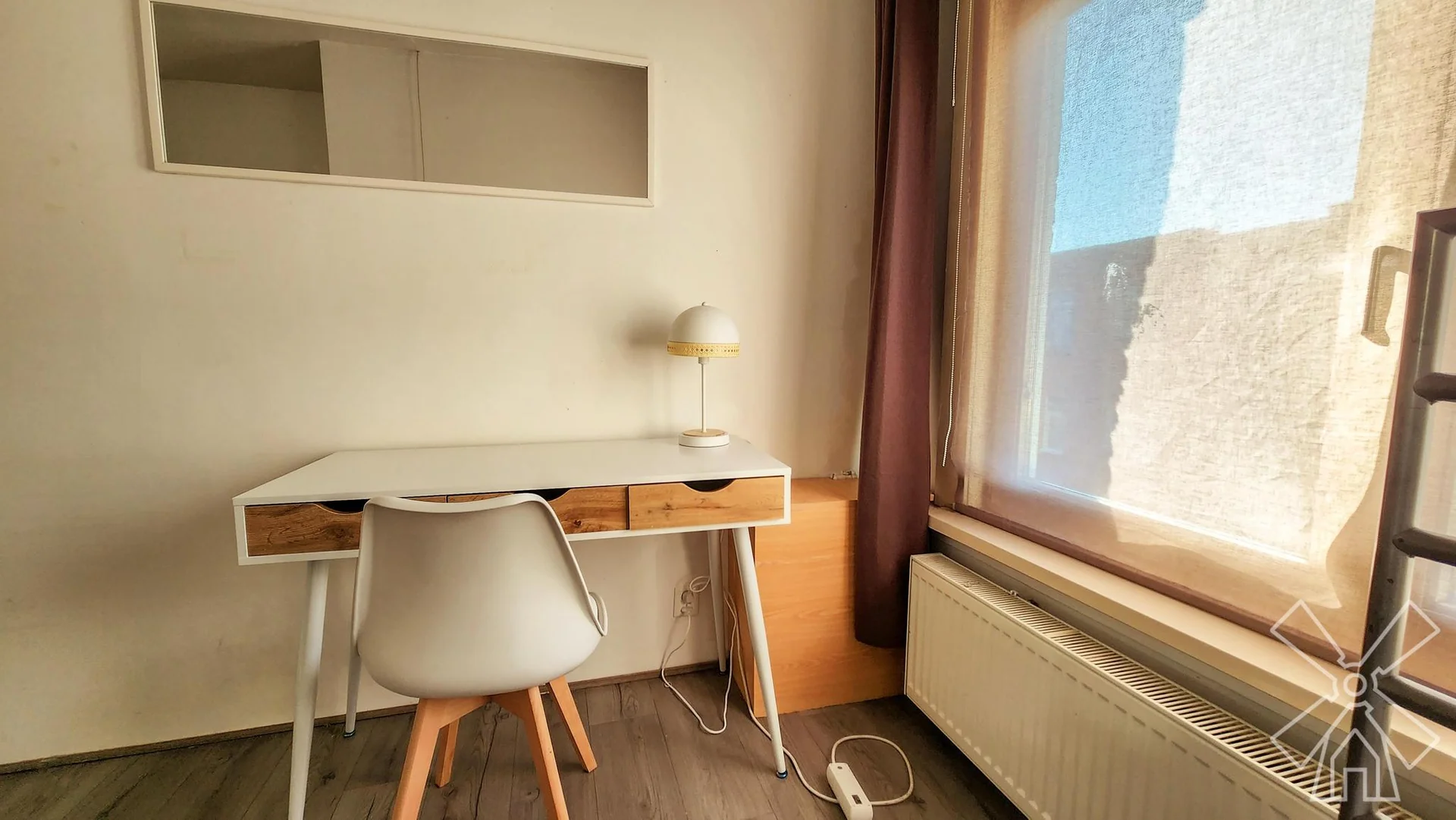 geblurde versie van de foto als achtergrond