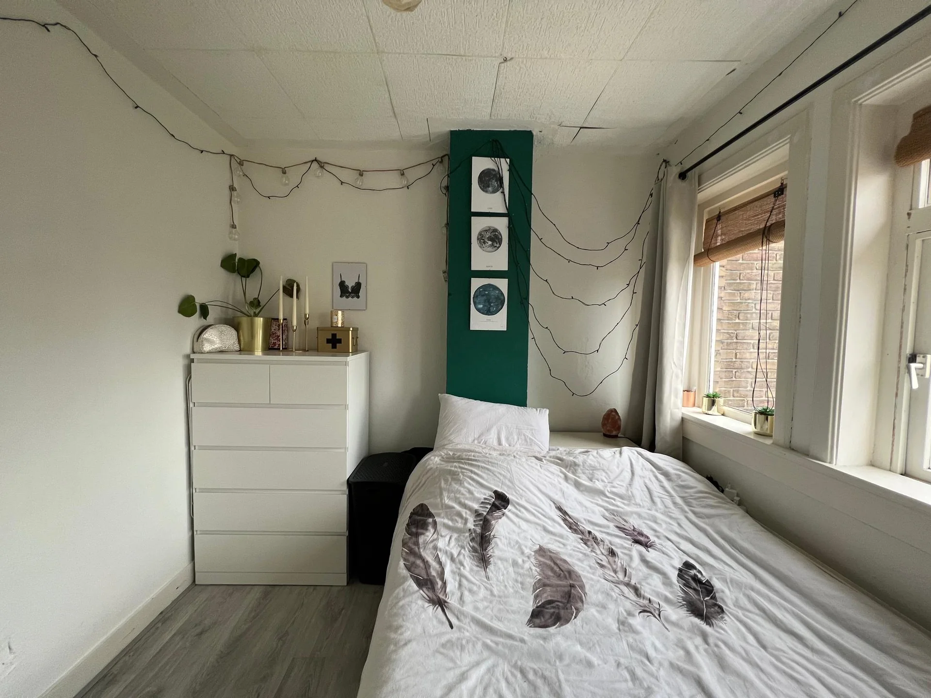 geblurde versie van de foto als achtergrond