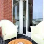 geblurde versie van de foto als achtergrond