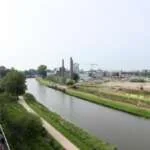 geblurde versie van de foto als achtergrond