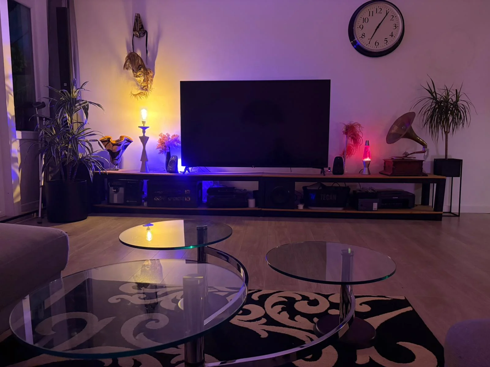 geblurde versie van de foto als achtergrond