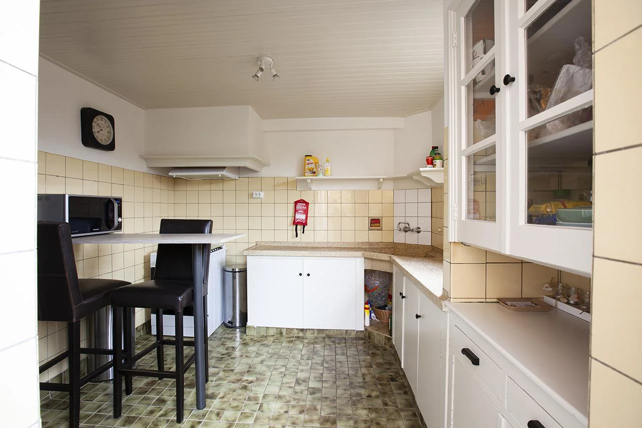 geblurde versie van de foto als achtergrond