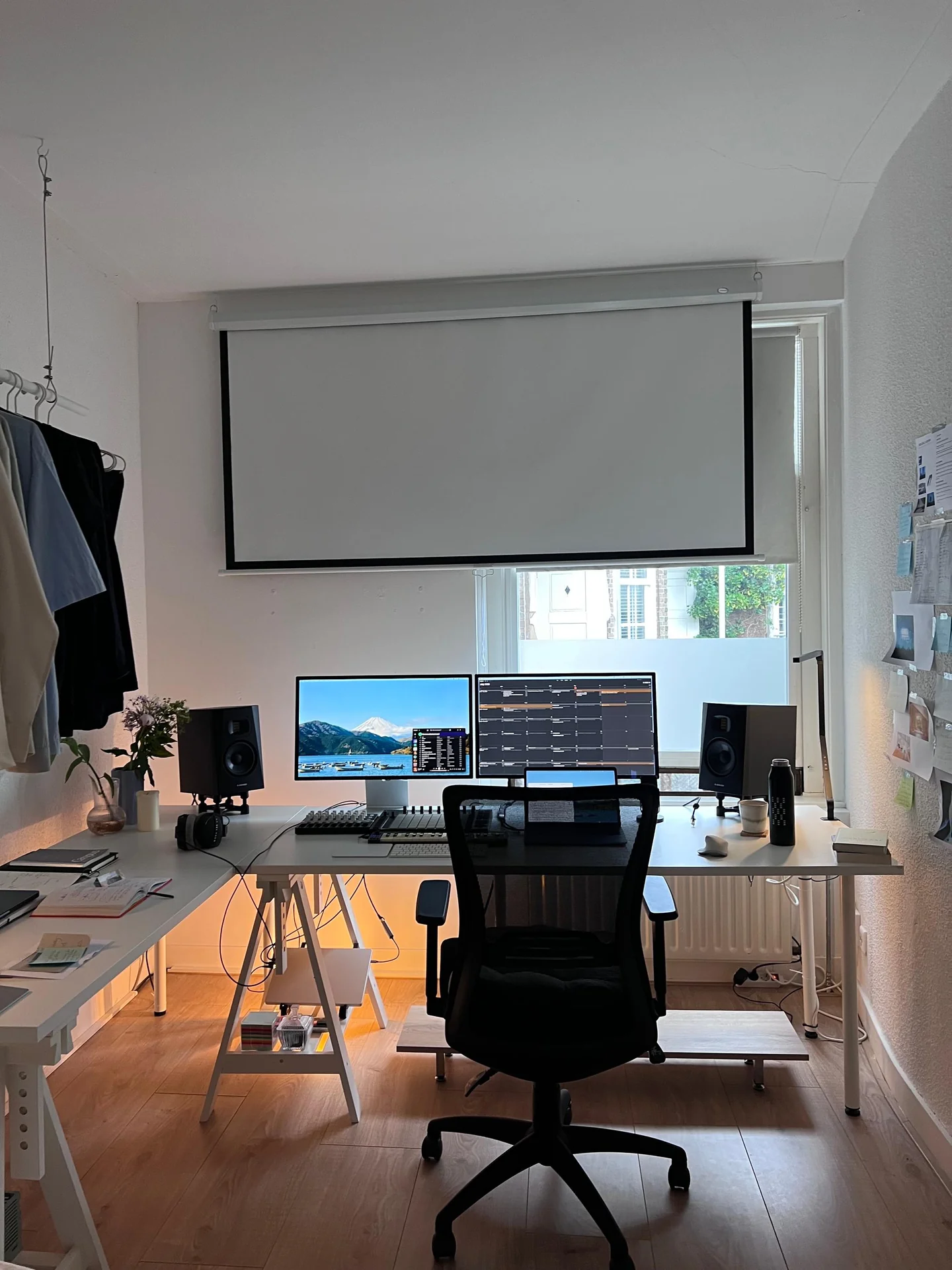 geblurde versie van de foto als achtergrond