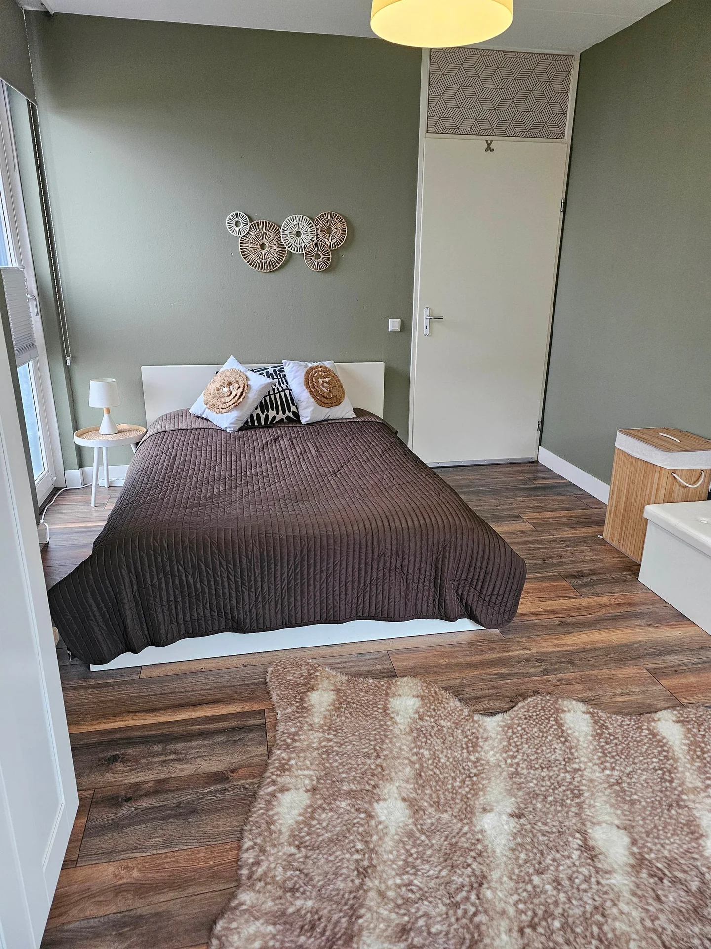 geblurde versie van de foto als achtergrond