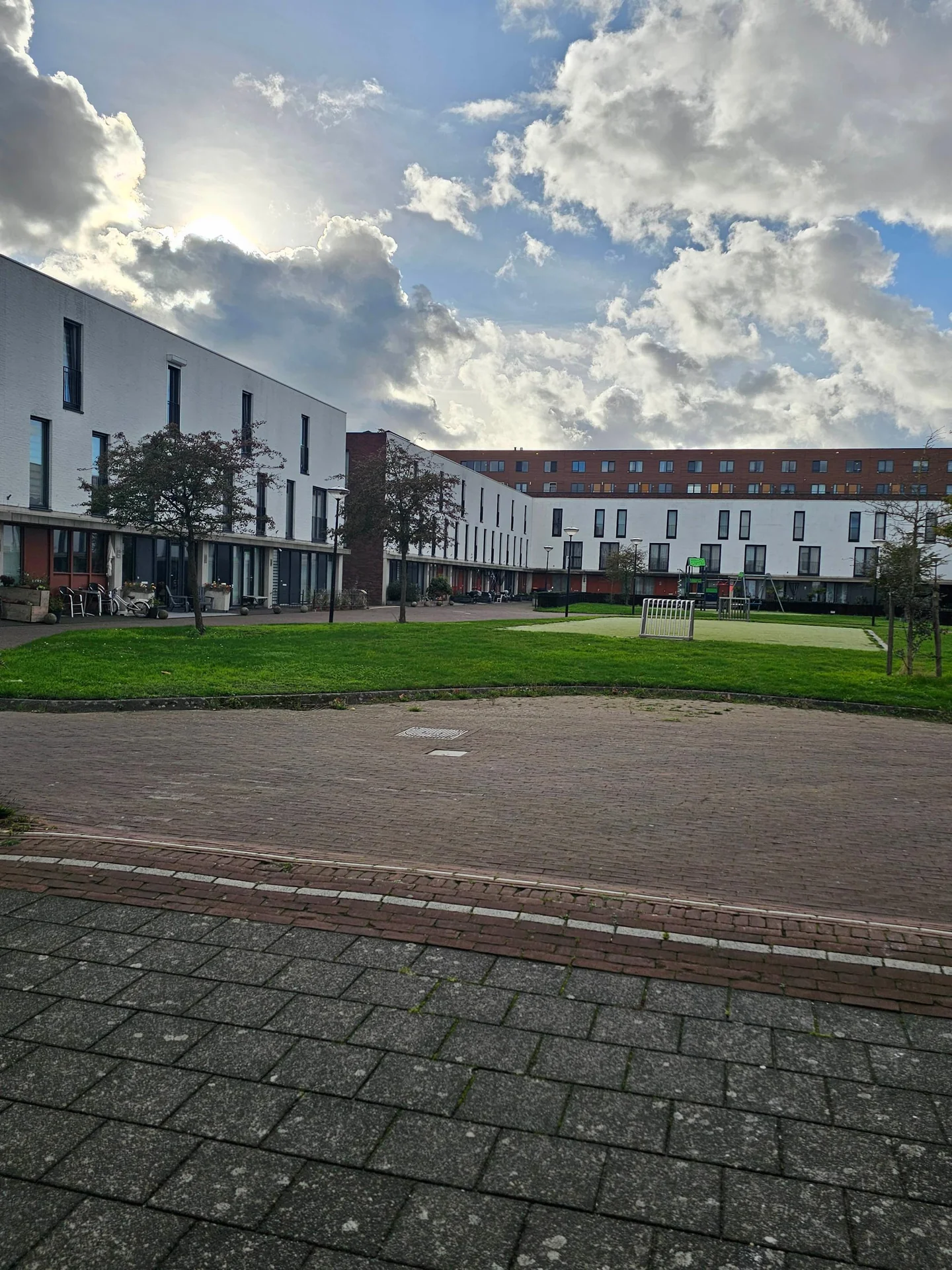 geblurde versie van de foto als achtergrond