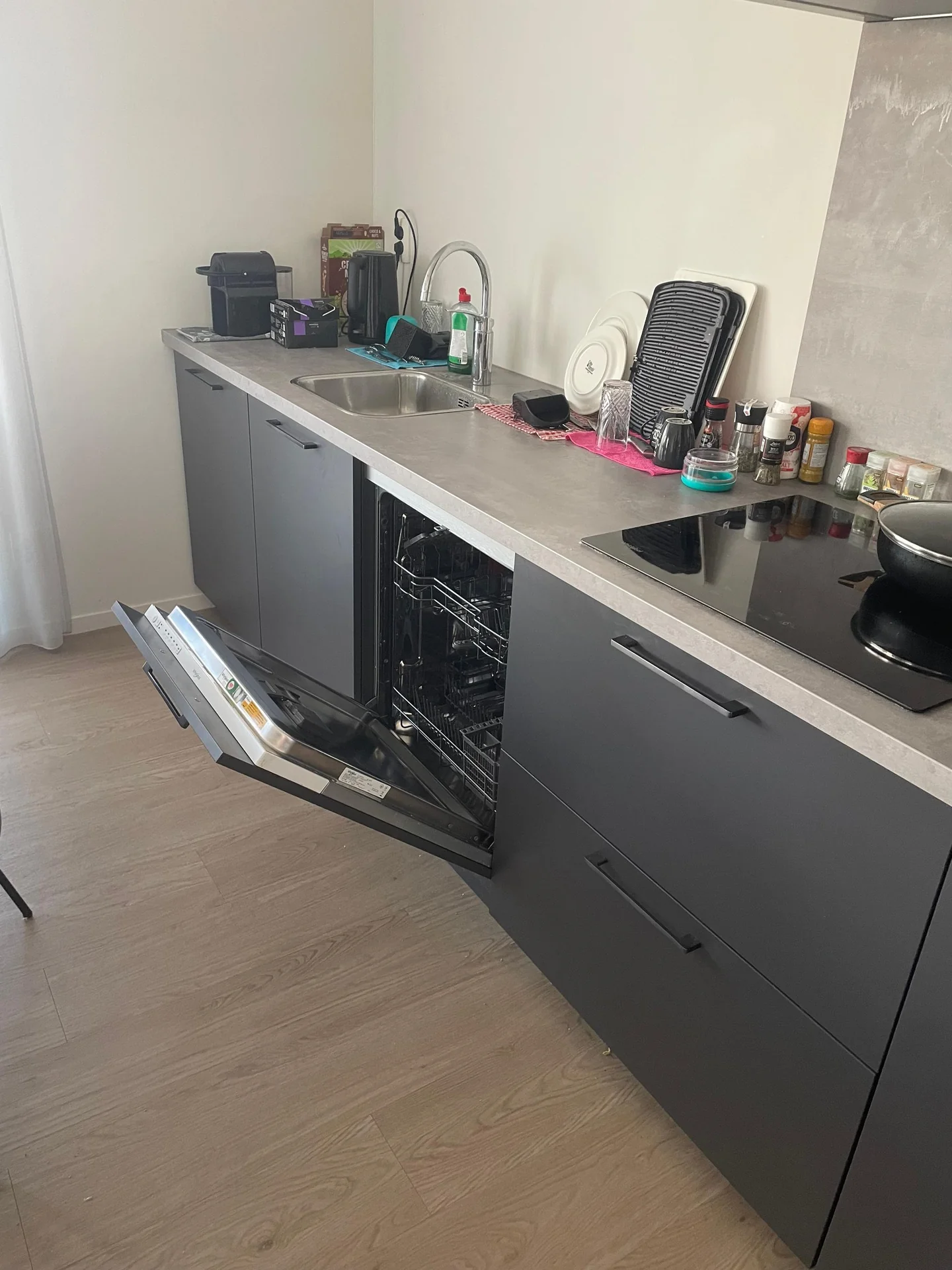 geblurde versie van de foto als achtergrond