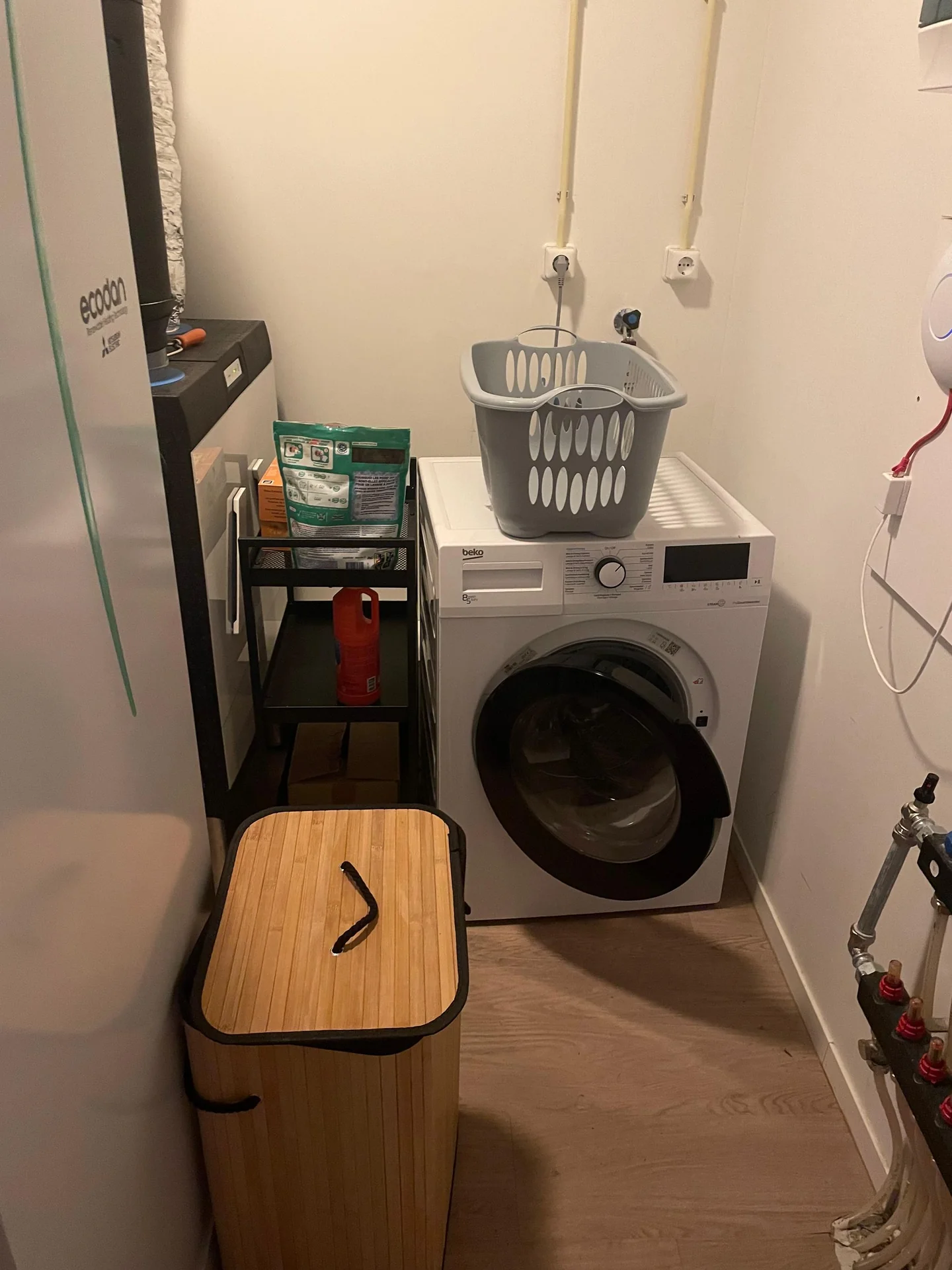 geblurde versie van de foto als achtergrond