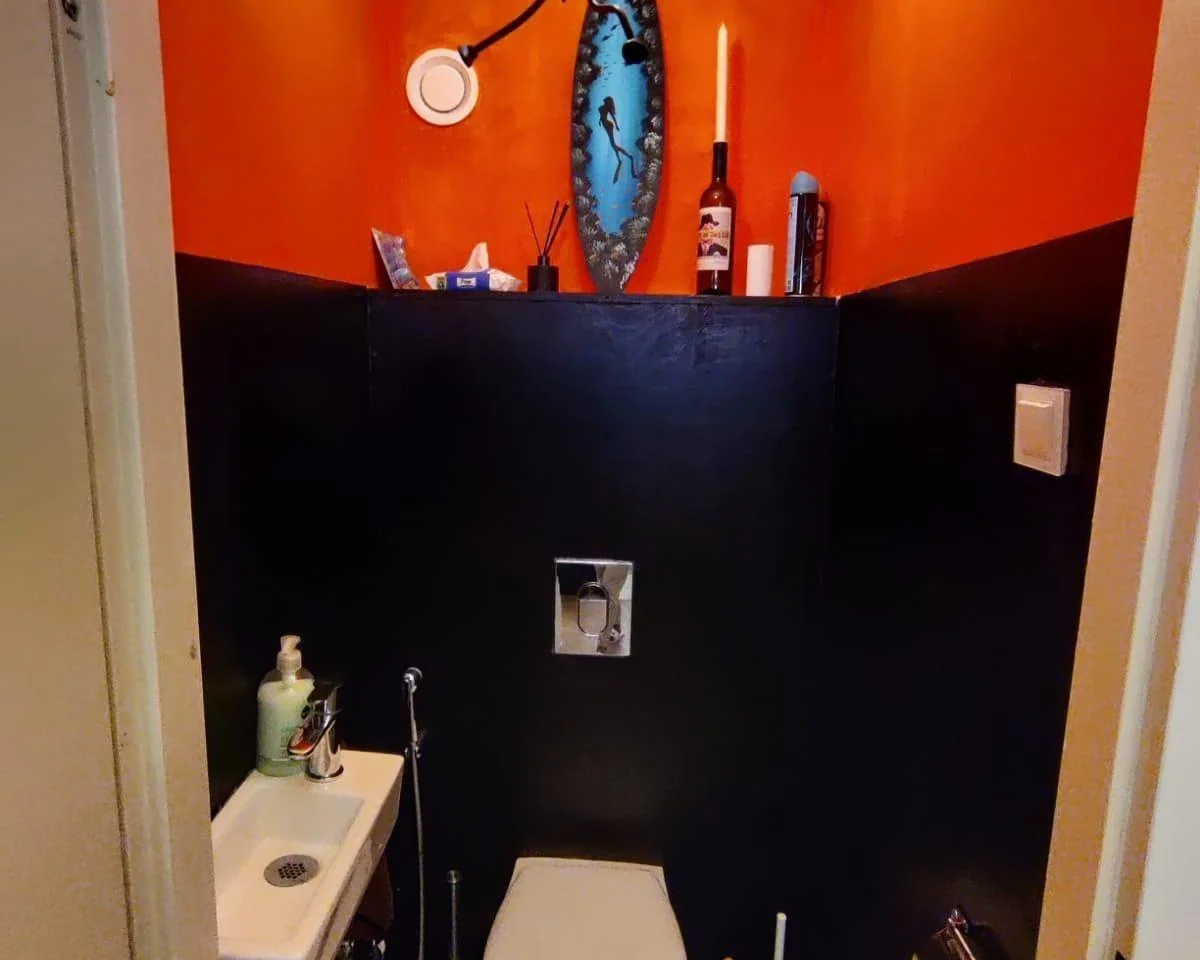 geblurde versie van de foto als achtergrond