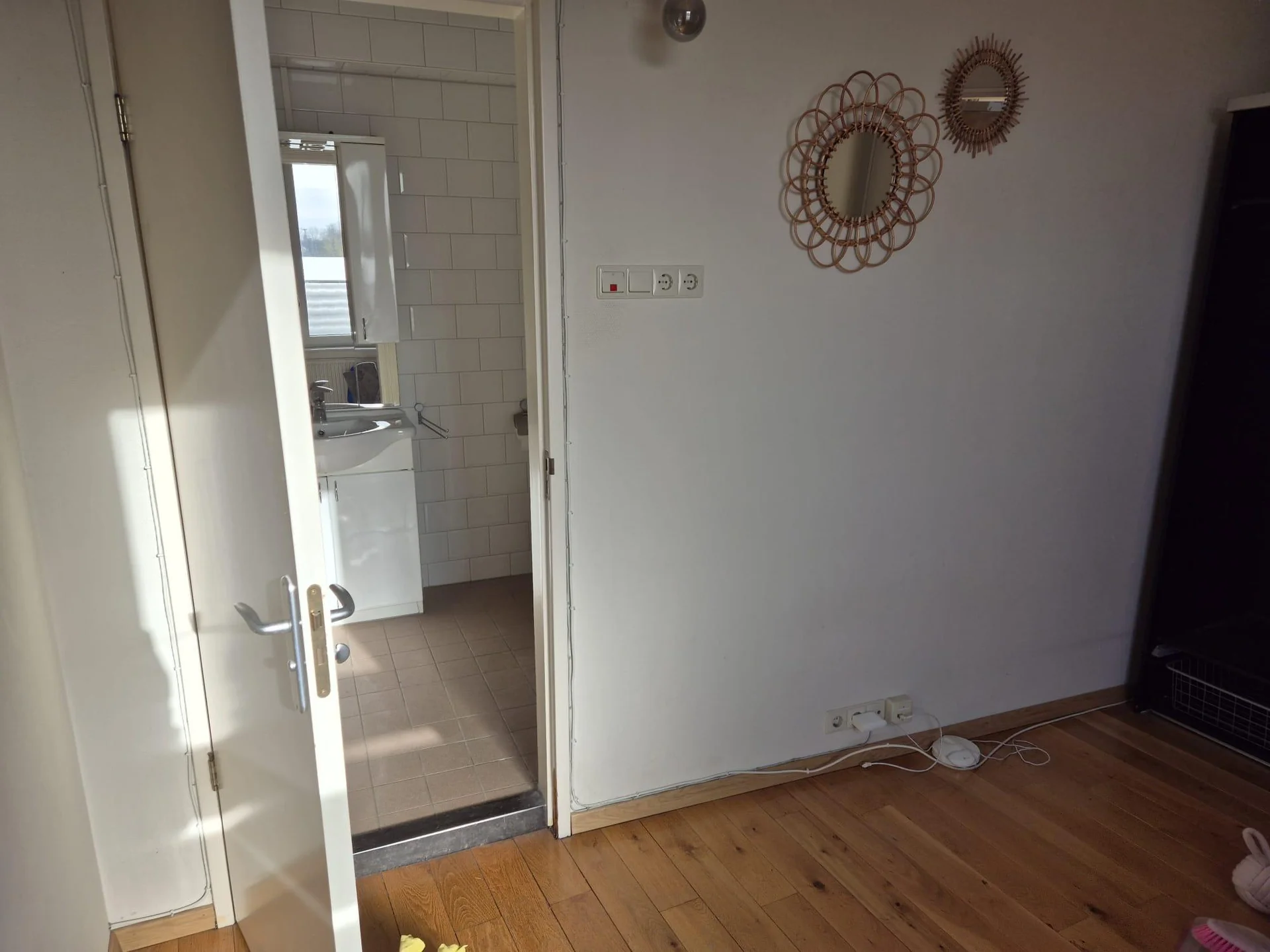 geblurde versie van de foto als achtergrond