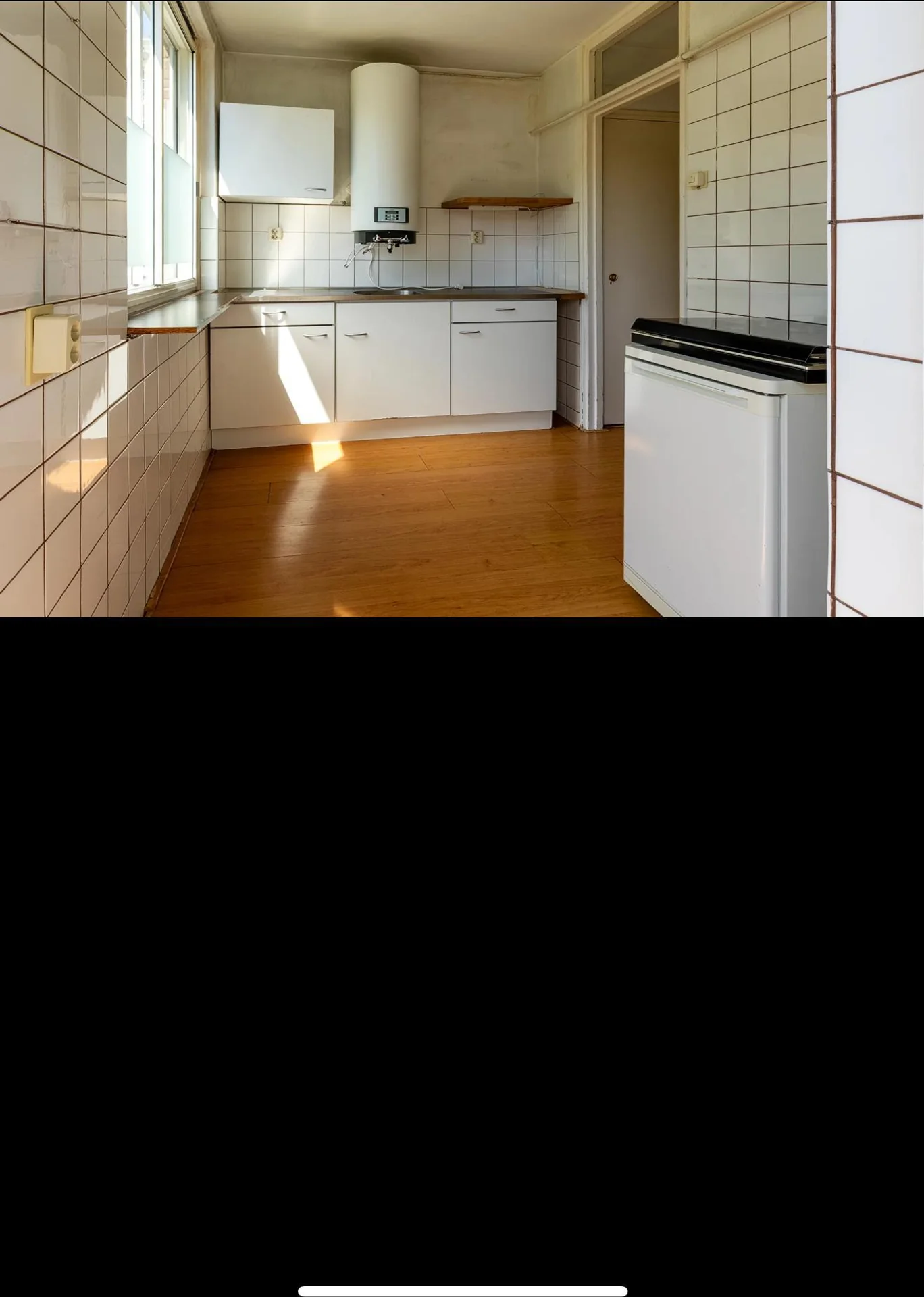 geblurde versie van de foto als achtergrond