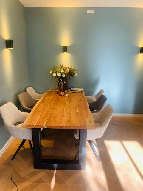 geblurde versie van de foto als achtergrond