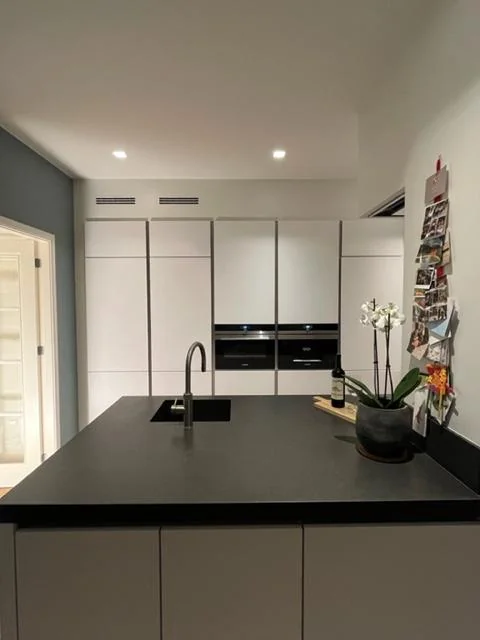 geblurde versie van de foto als achtergrond