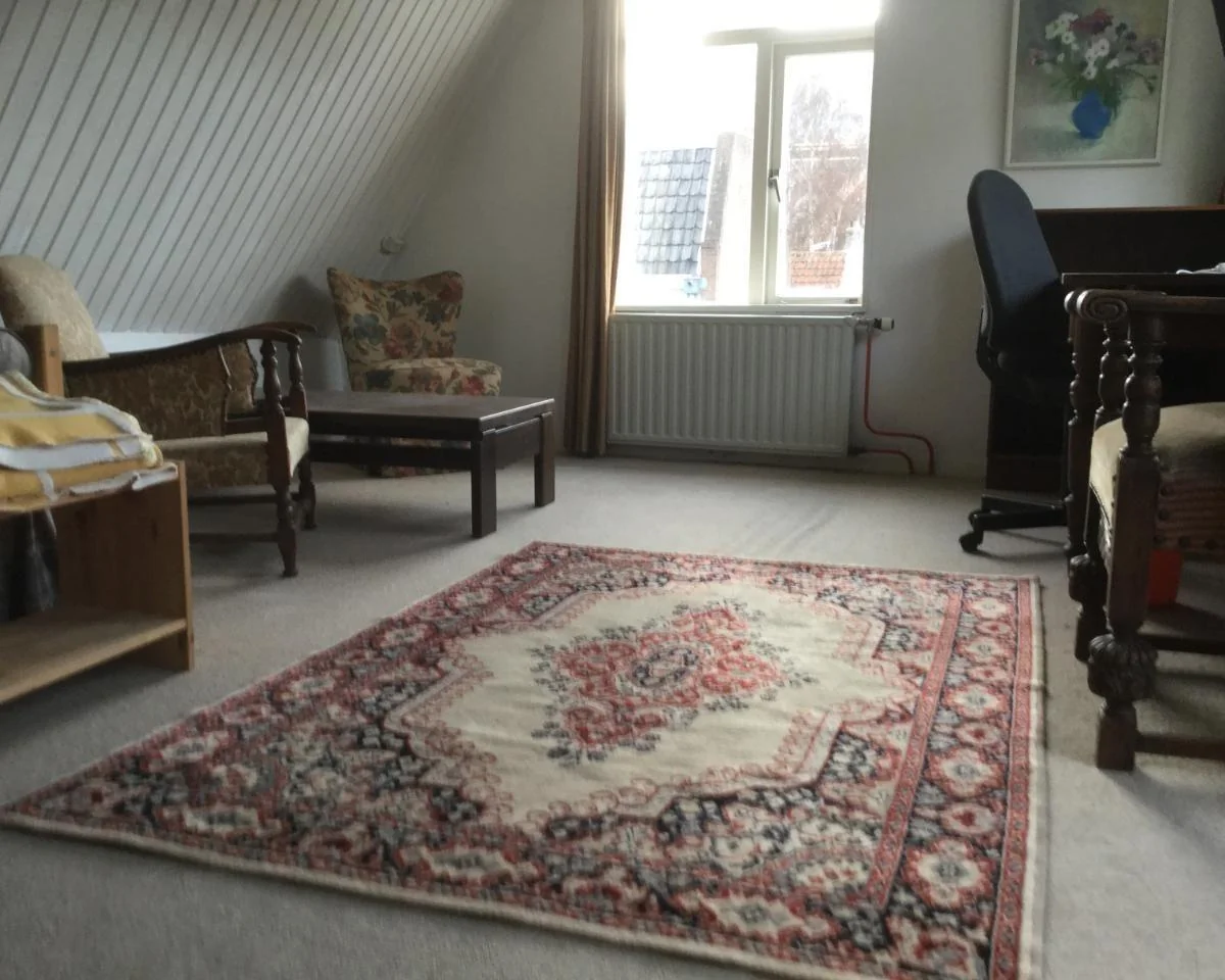 geblurde versie van de foto als achtergrond