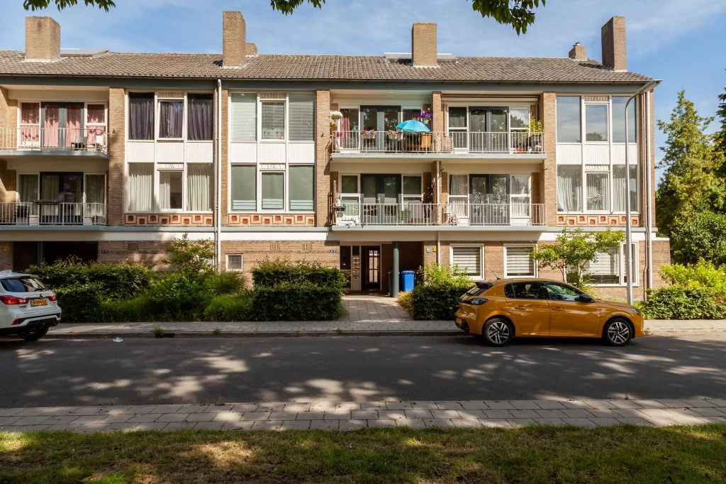 geblurde versie van de foto als achtergrond