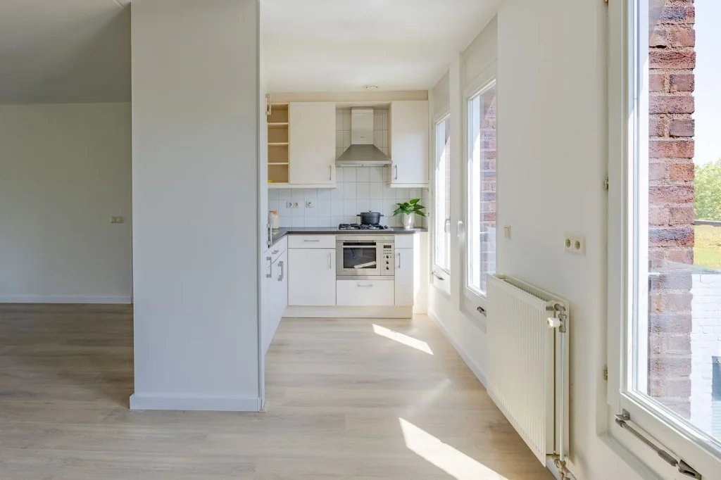 geblurde versie van de foto als achtergrond