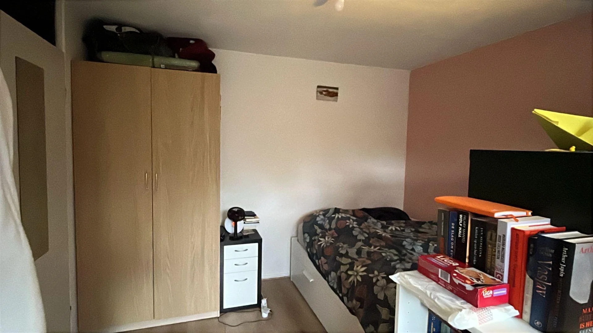 geblurde versie van de foto als achtergrond