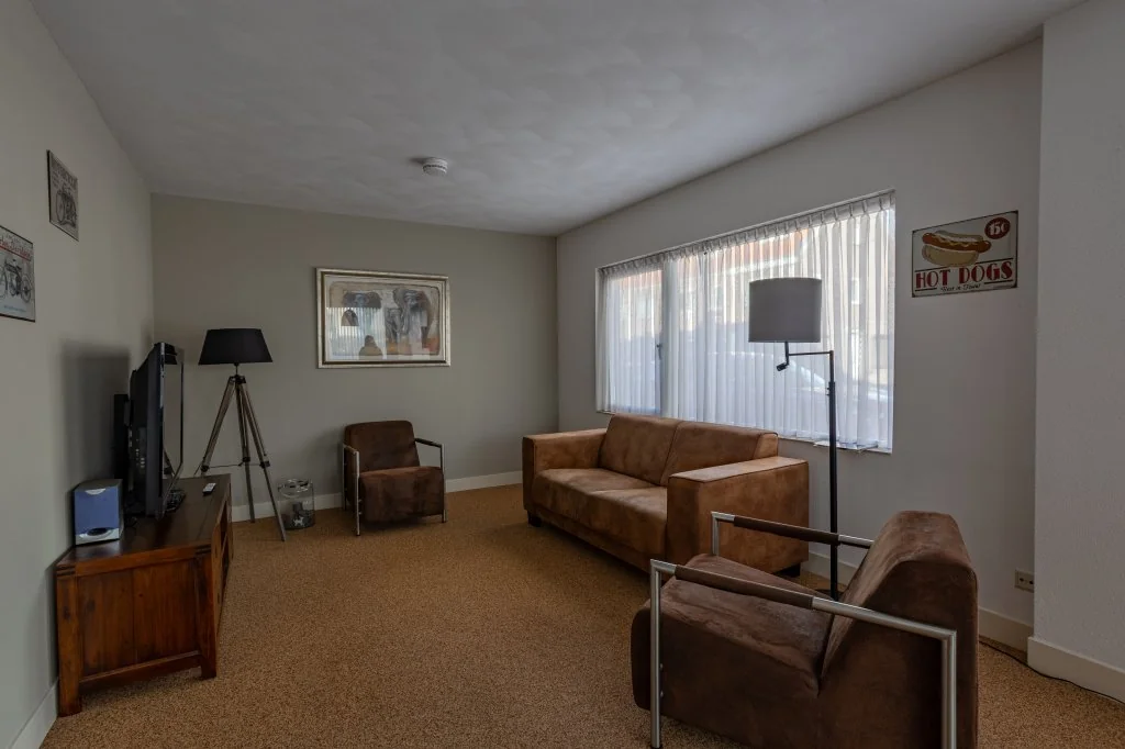 geblurde versie van de foto als achtergrond