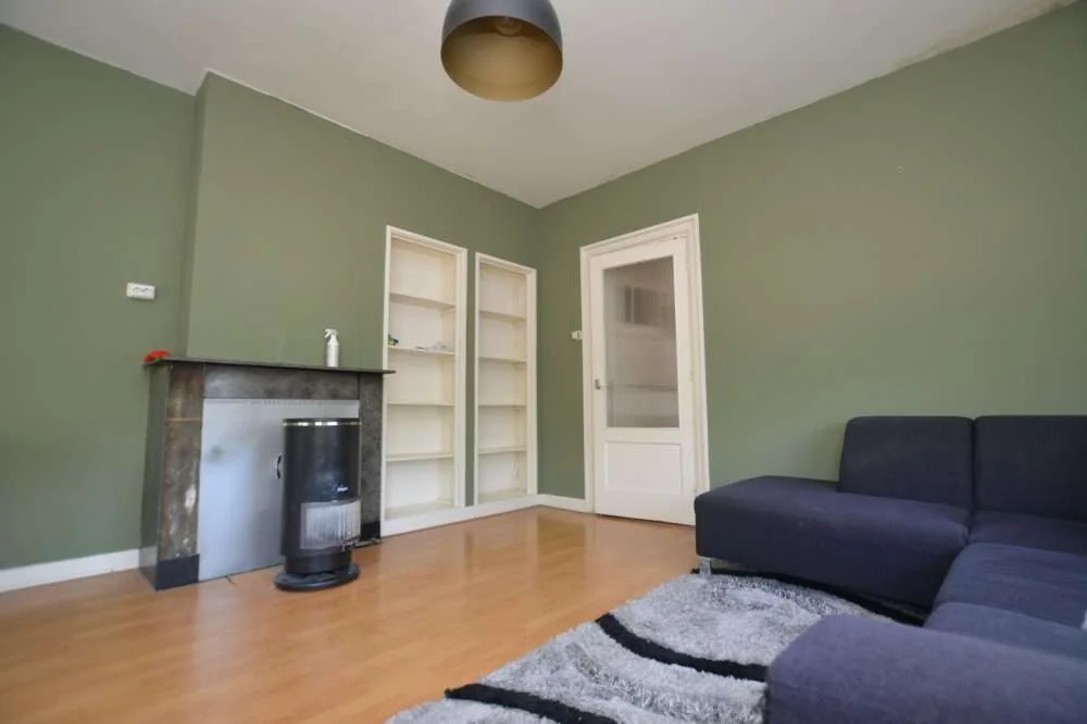 geblurde versie van de foto als achtergrond