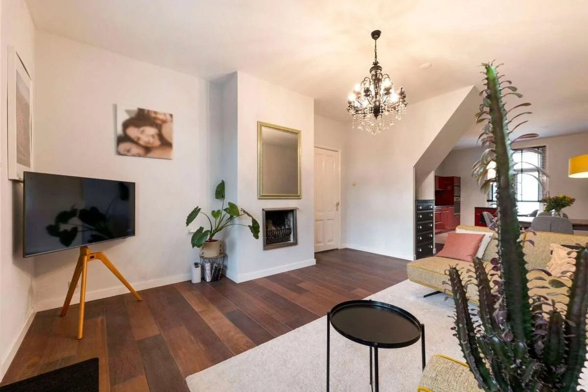 geblurde versie van de foto als achtergrond