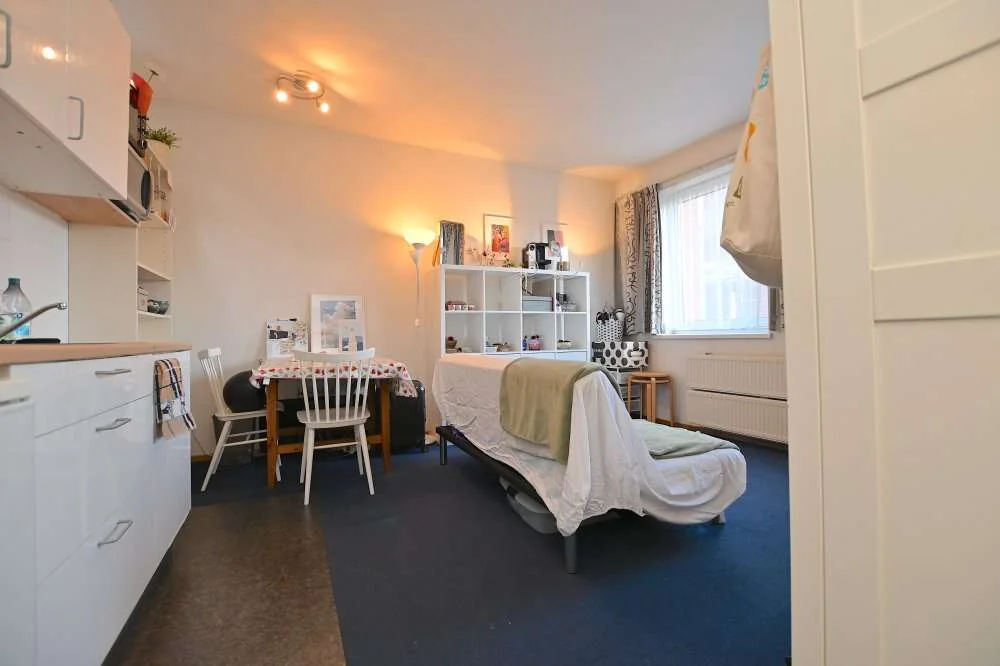 geblurde versie van de foto als achtergrond