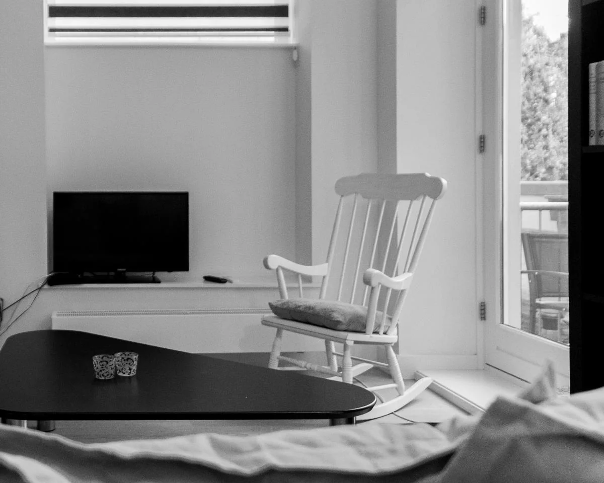 geblurde versie van de foto als achtergrond