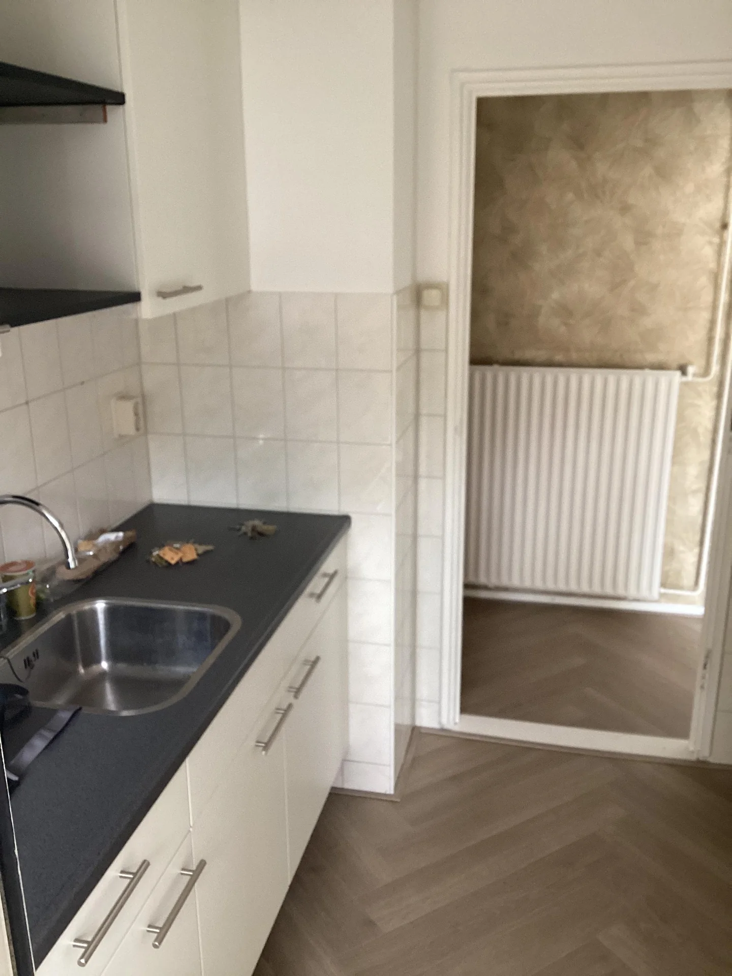 geblurde versie van de foto als achtergrond