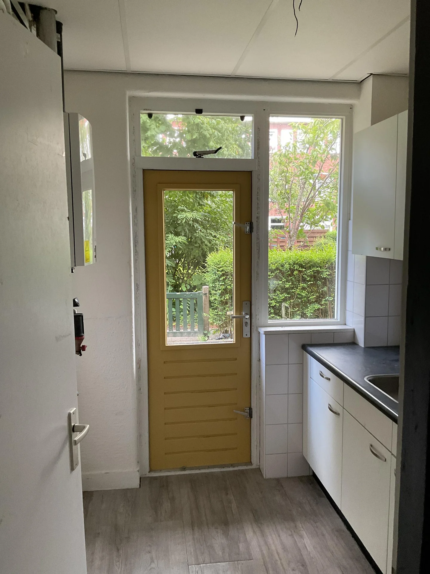 geblurde versie van de foto als achtergrond