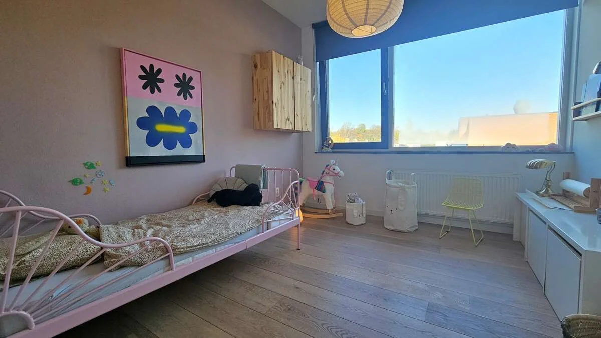 geblurde versie van de foto als achtergrond