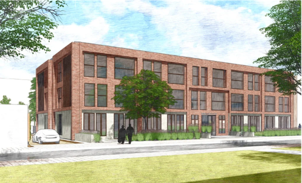 geblurde versie van de foto als achtergrond