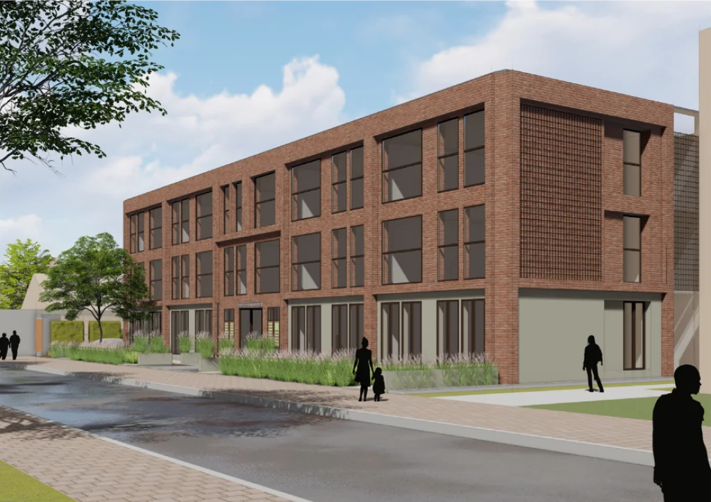 geblurde versie van de foto als achtergrond