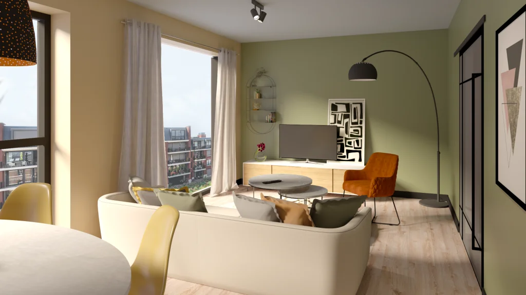 geblurde versie van de foto als achtergrond