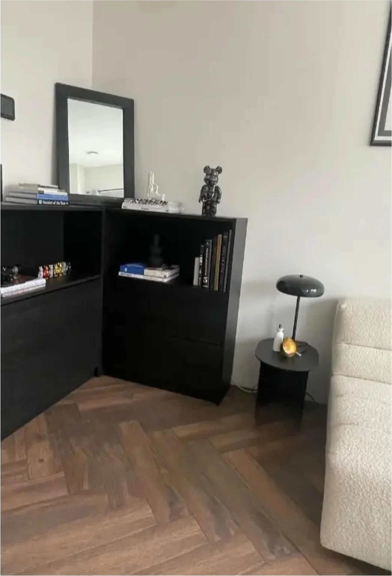 geblurde versie van de foto als achtergrond