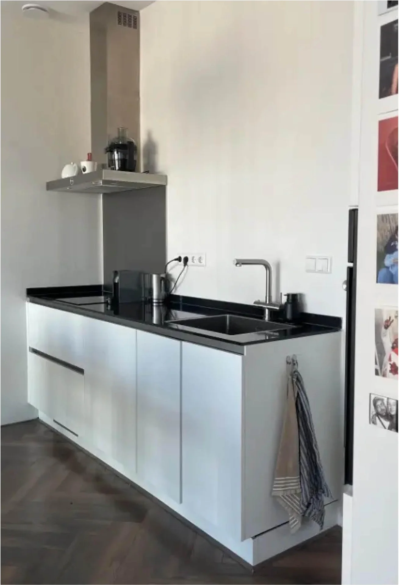 geblurde versie van de foto als achtergrond