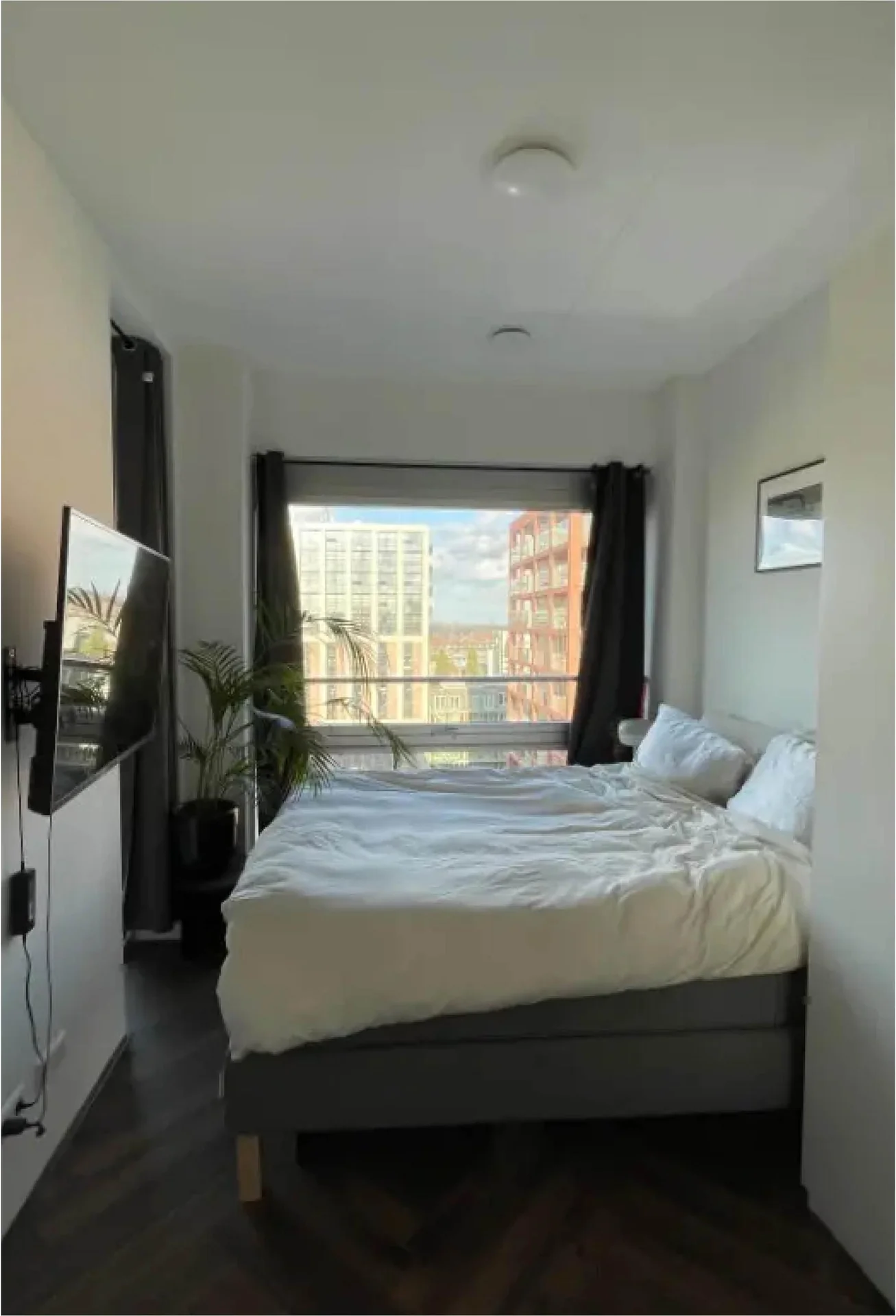 geblurde versie van de foto als achtergrond