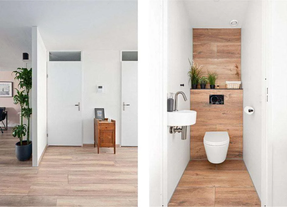 geblurde versie van de foto als achtergrond