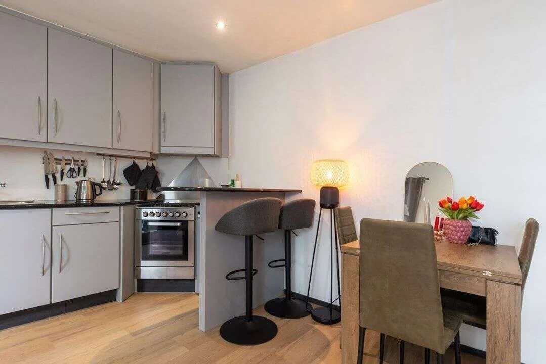 geblurde versie van de foto als achtergrond