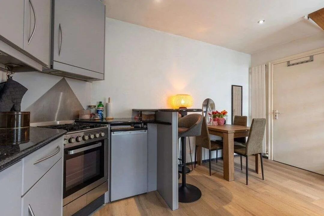 geblurde versie van de foto als achtergrond