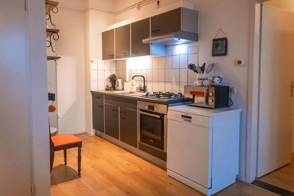 geblurde versie van de foto als achtergrond