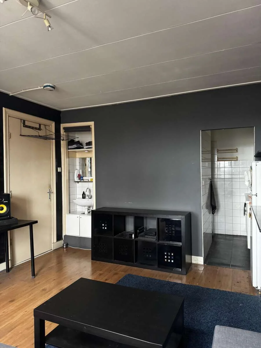 geblurde versie van de foto als achtergrond